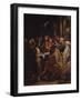 The Cenacle, Jesus and Apostles at the Table of the Last Supper, 1630-32-Peter Paul Rubens-Framed Art Print