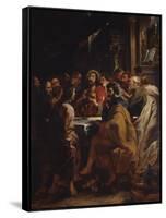 The Cenacle, Jesus and Apostles at the Table of the Last Supper, 1630-32-Peter Paul Rubens-Framed Stretched Canvas