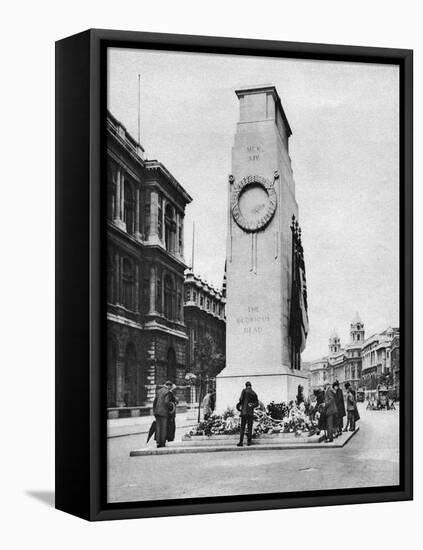 The Cenotaph, Whitehall, London, 1926-1927-McLeish-Framed Stretched Canvas