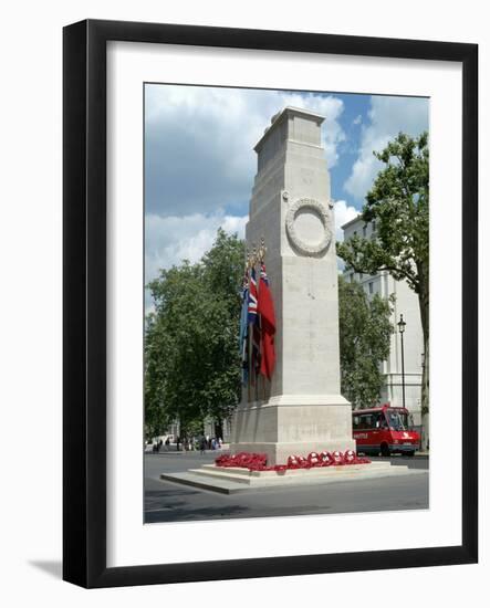 The Cenotaph, Whitehall, London-Peter Thompson-Framed Photographic Print
