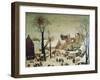 The Census at Bethlehem, Detail of the Houses and Fortifications-Pieter Brueghel the Younger-Framed Giclee Print