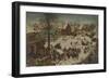 The Census at Bethlehem (The Numbering at Bethlehe), 1566-Pieter Bruegel the Elder-Framed Giclee Print