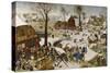 The Census at Bethlehem (The Numbering at Bethlehe), First Third of 17th C-Pieter Brueghel the Younger-Stretched Canvas