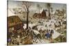 The Census at Bethlehem (The Numbering at Bethlehe), First Third of 17th C-Pieter Brueghel the Younger-Stretched Canvas