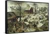 The Census at Bethlehem-Pieter Bruegel the Elder-Framed Stretched Canvas