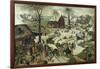 The Census at Bethlehem-Pieter Bruegel the Elder-Framed Giclee Print