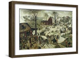 The Census at Bethlehem-Pieter Bruegel the Elder-Framed Giclee Print