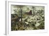 The Census at Bethlehem-Pieter Bruegel the Elder-Framed Giclee Print