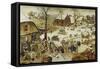 The Census at Bethlehem-Pieter Bruegel the Elder-Framed Stretched Canvas