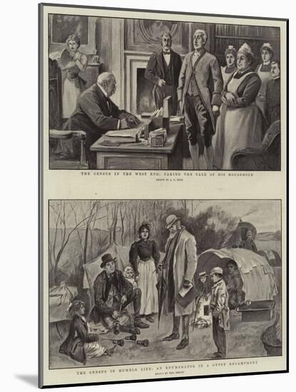 The Census in the West End-Alexander Stuart Boyd-Mounted Giclee Print