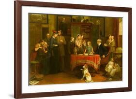 The Census of April the 8Th, 1861 (Oil on Canvas)-Charles Landseer-Framed Giclee Print