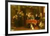 The Census of April the 8Th, 1861 (Oil on Canvas)-Charles Landseer-Framed Giclee Print