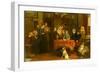 The Census of April the 8Th, 1861 (Oil on Canvas)-Charles Landseer-Framed Giclee Print