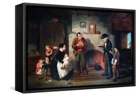 The Census-Francis William Edmonds-Framed Stretched Canvas