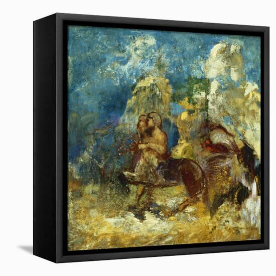 The Centaur; Le Centaure, c.1910-Odilon Redon-Framed Stretched Canvas