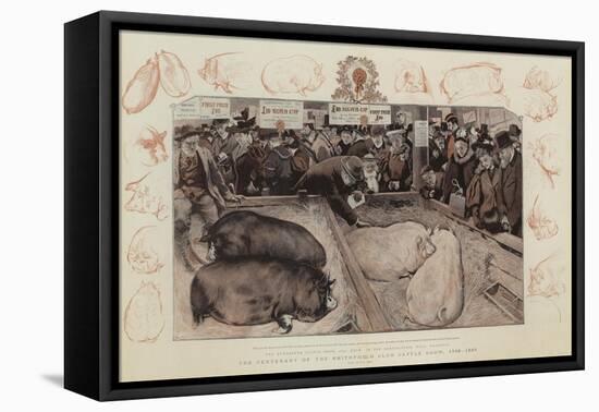 The Centenary of the Smithfield Club Cattle Show, 1798-1897-William Small-Framed Stretched Canvas