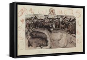The Centenary of the Smithfield Club Cattle Show, 1798-1897-William Small-Framed Stretched Canvas