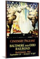 The Centenary Pageant: 1827-1927-null-Mounted Giclee Print