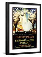 The Centenary Pageant: 1827-1927-null-Framed Giclee Print