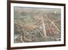 The Centennial - Balloon View of the Grounds, Harper's Weekly, C.1876-null-Framed Giclee Print