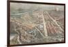 The Centennial - Balloon View of the Grounds, Harper's Weekly, C.1876-null-Framed Giclee Print