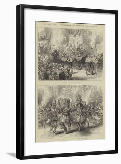 The Centennial Celebration of American Independence-null-Framed Giclee Print