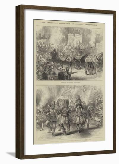 The Centennial Celebration of American Independence-null-Framed Giclee Print