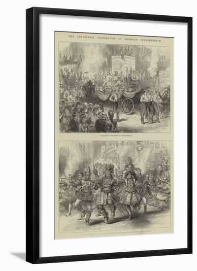 The Centennial Celebration of American Independence-null-Framed Giclee Print