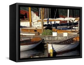 The Center for Wooden Boats, Seattle, Washington, USA-William Sutton-Framed Stretched Canvas