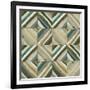 The Center I Abstract Turquoise-Cheryl Warrick-Framed Art Print