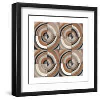 The Center I Abstract Warm-Cheryl Warrick-Framed Art Print