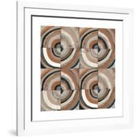 The Center I Abstract Warm-Cheryl Warrick-Framed Art Print