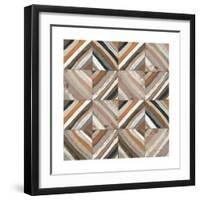 The Center II Abstract Warm-Cheryl Warrick-Framed Art Print