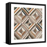 The Center II Abstract Warm-Cheryl Warrick-Framed Stretched Canvas