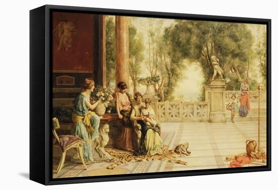 The Center of Attention-Guglielmo Zocchi-Framed Stretched Canvas