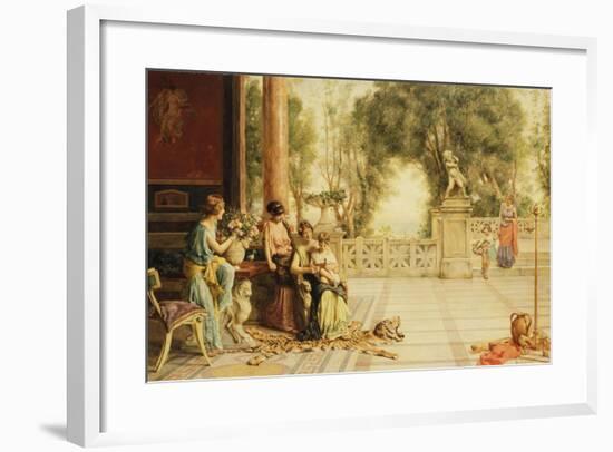 The Center of Attention-Guglielmo Zocchi-Framed Giclee Print