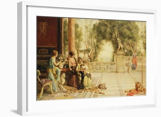 The Center of Attention-Guglielmo Zocchi-Framed Giclee Print