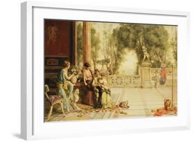 The Center of Attention-Guglielmo Zocchi-Framed Giclee Print