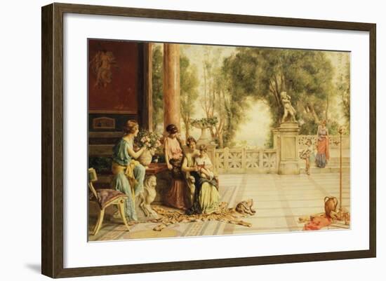 The Center of Attention-Guglielmo Zocchi-Framed Giclee Print