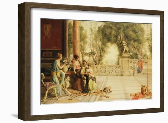 The Center of Attention-Guglielmo Zocchi-Framed Giclee Print
