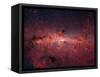 The Center of the Milky Way Galaxy-Stocktrek Images-Framed Stretched Canvas