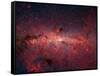 The Center of the Milky Way Galaxy-Stocktrek Images-Framed Stretched Canvas