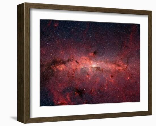 The Center of the Milky Way Galaxy-Stocktrek Images-Framed Premium Photographic Print