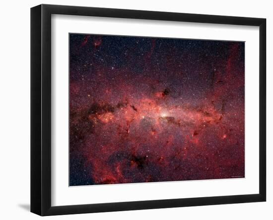 The Center of the Milky Way Galaxy-Stocktrek Images-Framed Premium Photographic Print