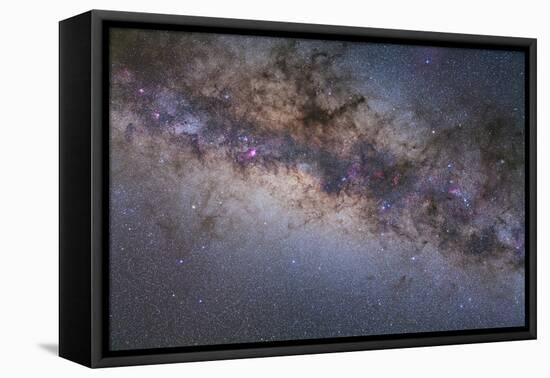 The Center of the Milky Way Through Sagittarius and Scorpius-null-Framed Stretched Canvas