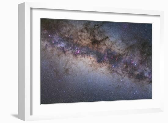 The Center of the Milky Way Through Sagittarius and Scorpius-null-Framed Photographic Print