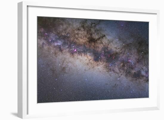 The Center of the Milky Way Through Sagittarius and Scorpius-null-Framed Photographic Print