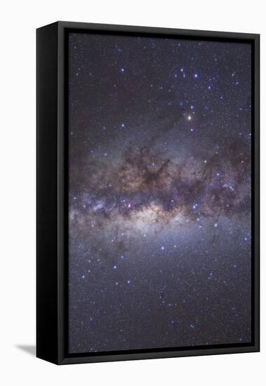 The Center of the Milky Way Through Sagittarius and Scorpius-null-Framed Stretched Canvas