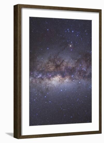 The Center of the Milky Way Through Sagittarius and Scorpius-null-Framed Photographic Print