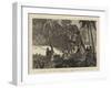 The Central African Expedition, Lieutenant V L Cameron Crossing the Lovoi, 15 July 1875-Joseph Nash-Framed Giclee Print